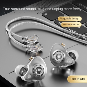 Auriculares con Gancho para la Oreja Tipo C, Modelo Privado Nuevo al por Mayor, con Micrófono para Juegos, Cable Ajustable, para Computadora y Teléfono Celular, S25 - Product Image 3