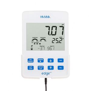 เครื่องวัดค่า pH/ORP ดิจิตอล Hanna Instruments HI2002 พร้อมหัววัดอัจฉริยะ, จอ LCD 5.5 นิ้ว, บันทึกข้อมูลผ่าน USB และ - Product Image 3