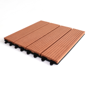 Baldosas de terraza entrelazadas impermeables y antideslizantes de WPC cuadradas modernas para <span class=keywords><strong>patio</strong></span> exterior, suministro directo de fábrica desde China - Product Image 1