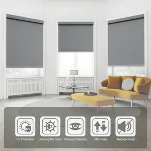 Custom Double Layer Day and Night Electric Motor Remote Control Blackout <strong>Roller</strong> Blinds for <strong>Window</strong> - Product Image 2