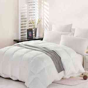 Saint Vinh Quang <span class=keywords><strong>2025</strong></span> khách sạn lớp ngỗng xuống <span class=keywords><strong>Comforter</strong></span> 90% Trắng vịt xuống baffle Hộp thiết kế 100% bông Bìa tùy chỉnh đăng nhập - Product Image 5