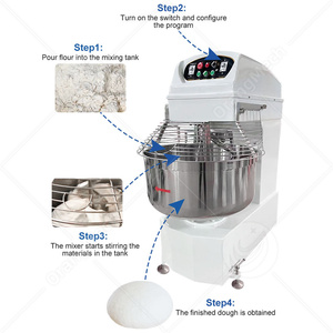 Mélangeur Spirale Automatique Haute Vitesse <span class=keywords><strong>60</strong></span> kg pour Pâte à Pain Français de Qualité Supérieure - Nouveauté Promotionnelle - Product Image 3