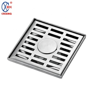 2025 nóng bán đánh bóng vuông phụ kiện phòng tắm hiện đại 4 inch vòi hoa sen xả bìa chống mùi sàn drainer Chất lượng cao - Product Image 2