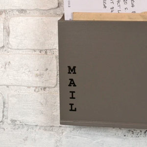 Porta Lettere Rustico in Legno di Teak, Organizzatore <span class=keywords><strong>da</strong></span> Parete per Posta, Ideale per Portico, Cancello o Decorazione del Giardino - Product Image 4