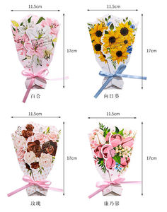 Cartes de vœux créatives en papier couché tridimensionnel, estampées à chaud, pour <span class=keywords><strong>mariage</strong></span>, remerciements, messages de bénédiction, envoi - Product Image 5