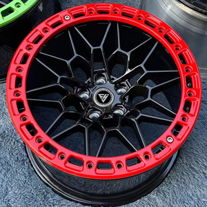 ล้อแม็กซ์คาร์บอนไฟเบอร์แบบฟอร์จ 2 ชิ้น ดีไซน์ Beadlock Monoblock ขอบลึก 5x114.3 5x130 สีเขียว ล้อฟอร์จเว้าลึก - Product Image 2