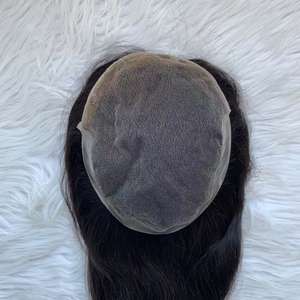 EMEDA lunga lunghezza donna <span class=keywords><strong>uomo</strong></span> parrucca ottoct pizzo con PU intorno Topper - Product Image 4