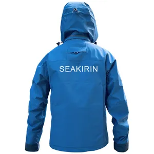 Veste imperméable respirante 3L avec capuche pour la pêche à la mouche, la chasse, le kayak, la randonnée, la navigation de plaisance et la voile - Product Image 3