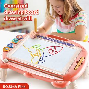 Rompecabezas infantil personalizado educación arte pintura espacio tema Color borrable tablero de dibujo Graffiti colorido tablero de pintura Mesa - Product Image 3