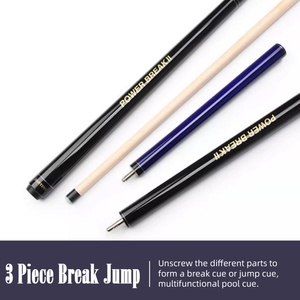 Taco de billar Jianying PD-11 para salto y golpeo, de 3 piezas, con punta de 13.5mm y eje de arce canadiense - Product Image 6