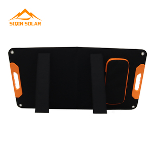 Bolsas plegables solares portátiles de 60W para cargador de computadora portátil Panel <span class=keywords><strong>solar</strong></span> plegable para acampar al aire libre - Product Image 6