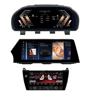 Linux kỹ thuật số cụm tốc độ mét cụ ảo IPS màn hình hiển thị bảng điều khiển bảng điều khiển cho BMW 5 Series F10 F11 2010-2017