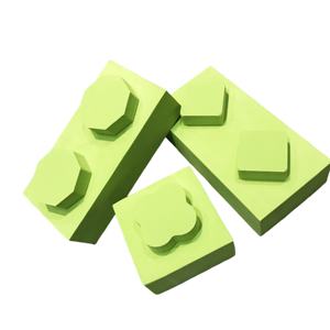 Nuevo juego de bloques de construcción verde: Diseño de múltiples formas para niños - Product Image 5