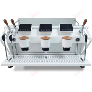 Máquina <span class=keywords><strong>de</strong></span> Café Industrial Retro <span class=keywords><strong>de</strong></span> 5KW, Estilo Punk, <span class=keywords><strong>de</strong></span> Acero Inoxidable, para Cafeterías Comerciales y Hoteles <span class=keywords><strong>de</strong></span> 5 Estrellas, con Tres Cabezales y Calderas <span class=keywords><strong>de</strong></span> 1L*3+12L - Product Image 3