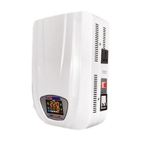 Stabilisateur de tension automatique monophasé mural SVC 220V/110V pour toute la maison, avec affichage LED, relais électronique en cuivre, régulateur 10000VA