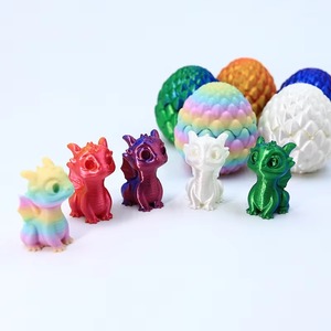 Proveedores de Moda, Venta al por Mayor de Huevos de Dragón en Miniatura Impresos en 3D, Juguete Chino para Niños, Unisex, Servicio OEM Personalizado 1/12 - Product Image 3