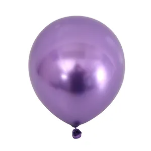 Hot Sale Wholesale 10inch Blue Color Latex Chrome Balloons