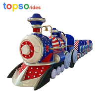 Train électrique miniature sans rails pour enfants et adultes, pour usage en centre commercial, 12 places, intérieur/extérieur