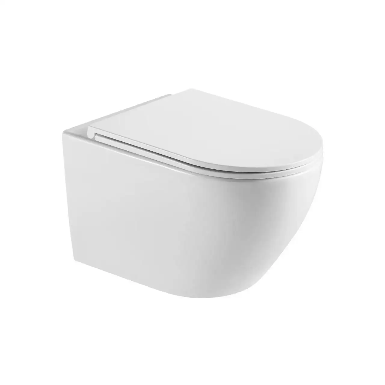 Ceramic Sanitary Ware One Piece White Rimless Wall Hung Wc Toilet For Bathroom GX-15005