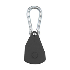 Tensor de cuerda con polea metálica de 90 mm x 33 mm, altura ajustable, gancho para lona de tienda de campaña para exteriores - Product Image 5