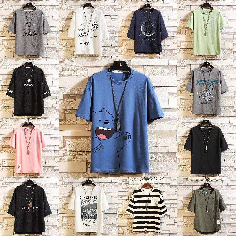 Black, white, red, yellow, blue, grey, etc