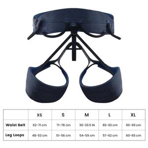 Arnés Cómodo para <span class=keywords><strong>Escalada</strong></span> en Roca, Montañismo, Rappel y Trabajos en Altura, Ajustable, Cinturón de Seguridad para Hombres y Mujeres - Product Image 2