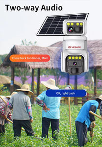 Icam365 <span class=keywords><strong>Solar</strong></span>-CCTV-Kamera mit zwei Objektiven Wifi 4G SIM-Karte CMOS-Sensor Verbrauchs armes Sicherheits <span class=keywords><strong>system</strong></span> für den Außenbereich mit PIR-Alarm - Product Image 5