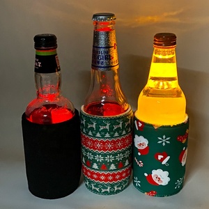 LED付き飲料クーラー カスタムクージー カスタムロゴ ウェディング スタビーホルダー ビールクーラー クージー ナイトクラブ ミニガラス瓶ホルダー スリーブ - Product Image 6