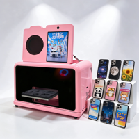 Imprimante pour coques de téléphone DIY, imprimante UV A5 avec machine d'impression de logo de balle de golf personnalisée en ligne H5, facile à utiliser