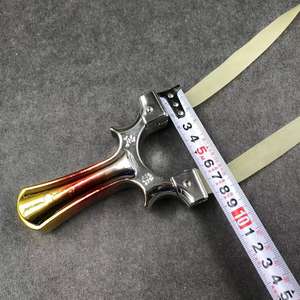 Hunting Slingshot Folding Grip Leather Pouch <strong>Bow</strong> and Arrow <strong>Sling</strong> Shot Recurve <strong>Bow</strong> Slingshot Catapult - Product Image 6