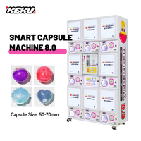 Distributeur automatique de capsules à monnayeur, personnalisé, pour jouets Gacha en forme de grande boule, en anglais, prise US