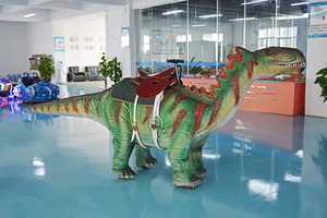 Gran Venta de <span class=keywords><strong>simulador</strong></span> divertido Parque de Atracciones robótico caminar Animatronic eléctrico realista paseo en dinosaurio para la venta - Product Image 6