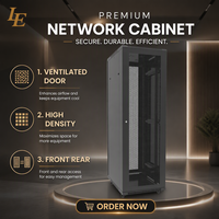 Gabinete de Red para Centro de Datos de Acero de 31U y 800*800mm, Rack para Servidores, Disponible en Stock