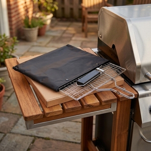 Cesta plegable <span class=keywords><strong>de</strong></span> acero inoxidable antiadherente <span class=keywords><strong>de</strong></span> grado alimenticio para parrilla, red <span class=keywords><strong>de</strong></span> asado <span class=keywords><strong>de</strong></span> alta resistencia con bolsa <span class=keywords><strong>de</strong></span> almacenamiento para uso <span class=keywords><strong>en</strong></span> cocina, pescado y verduras - Product Image 1