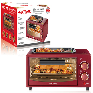 فرن كهربائي AKANE A.5323 W 7L تحكم في درجة الحرارة في Horno eléctrico مضغوط وصغير الحجم سهل التنظيف - Product Image 1