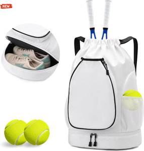 Mochila de Bádminton con Logotipo Personalizado, Bolsa de Tenis, Bolsa de Lucha Libre con Compartimento para Zapatos, Bolsa Deportiva Impermeable para Palas de Pickleball y Raquetas - Product Image 1