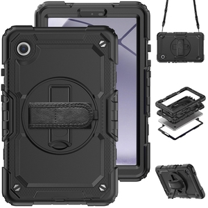 Étui robuste pour tablette <span class=keywords><strong>Samsung</strong></span> Galaxy <span class=keywords><strong>Tab</strong></span> A9 8,7 pouces X110 / <span class=keywords><strong>Tab</strong></span> A11 X133/X135 avec protection d'écran intégrée et bandoulière - Product Image 2