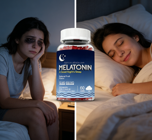 Gummies pour favoriser le sommeil |   Contient de la mélatonine, de l'<span class=keywords><strong>ashwagandha</strong></span> et du magnésium - Formule complexe pour une relaxation profonde et une meilleure qualité de sommeil. - Product Image 4