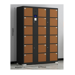Système de casier électronique intelligent Casier à <span class=keywords><strong>colis</strong></span> automatique avec des matériaux en acier de fer Structure assemblée Serrure électronique - Product Image 5