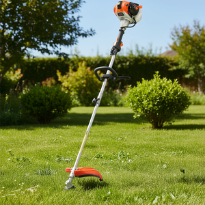 Podadora de Césped a Gasolina de 2 Tiempos y 25.2 CC, Ancho de Corte de 16.9 Pulgadas, Recortadora de Césped Inalámbrica, Herramienta de Jardín para Exteriores - Product Image 2