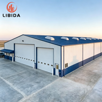 Cochera Prefabricada Impermeable de Acero, Estructura Metálica para Estacionamiento de Autos, Uso Residencial y Comercial
