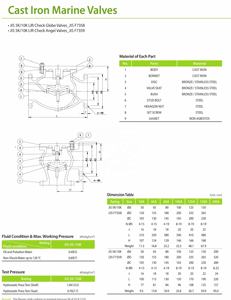 Yokosun JIS F7358 fonte 5k ascenseur <span class=keywords><strong>clapet</strong></span> <span class=keywords><strong>anti</strong></span>-<span class=keywords><strong>retour</strong></span> <span class=keywords><strong>clapet</strong></span> <span class=keywords><strong>anti</strong></span>-<span class=keywords><strong>retour</strong></span> pour vanne de tempête verticale Marine à bride d'eau - Product Image 6