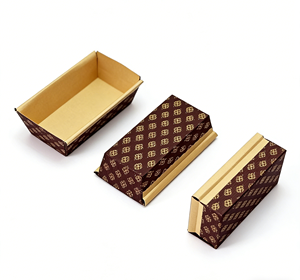 Moldes de Papel Rectangulares Desechables para Hornear, Revestimientos de Molde para Pan Aptos para Horno y de Grado Alimenticio para Pastel, Panettone, Pan - Product Image 2