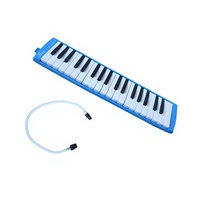 Hot Sale 37-Keys Plastic Melodica Fashion Import Musical Instruments with Plastic Case Accessory