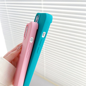 Étui de téléphone à bandoulière tendance, couleur bonbon, pour <span class=keywords><strong>iPhone</strong></span> 14 Plus 13 12 1115 Pro Max XR XS Max, coque arrière mate souple <span class=keywords><strong>avec</strong></span> <span class=keywords><strong>cordon</strong></span> - Product Image 4