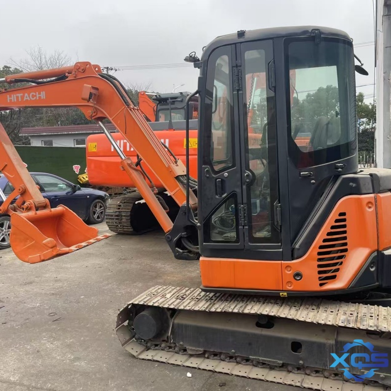 In Stock Used Hitachi ZX55 Excavator Narrow Space Mobility