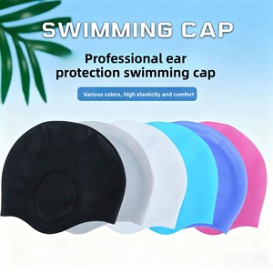 Cuffia da Nuoto Unisex in Silicone Extra Large, Copri-Orecchie, Non Aderente, Impermeabile per Adulti - Product Image 5