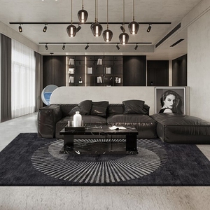 Thảm Chần Sợi Thủ Công Trung Quốc THẢM LEN Tròn Sang Trọng Thảm Cho Khách Sạn Gia Đình Phòng Khách - Product Image 5