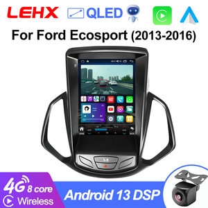 Lehx Wifi DSP 2DIN <span class=keywords><strong>Android</strong></span> 13 đài phát thanh xe đa phương tiện cho Ford EcoSport 2013 2016 Carplay âm thanh nổi GPS Tesla phong cách - Product Image 2