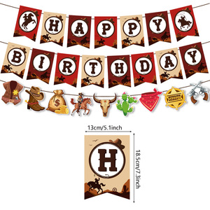 Kit <span class=keywords><strong>de</strong></span> Decoración para Fiesta <span class=keywords><strong>de</strong></span> Cumpleaños con Temática <span class=keywords><strong>de</strong></span> Caballos Vaqueros del Oeste: Pancarta <span class=keywords><strong>de</strong></span> Caballo Mustang, Adornos para Pastel y Globos <span class=keywords><strong>de</strong></span> Látex - Product Image 5